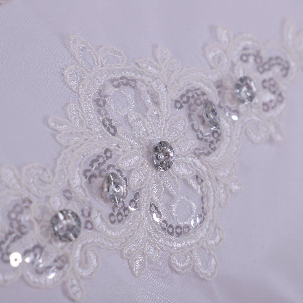 Vestido de Baile Marie Antoinette Cosplay | Século XVIII Branco com Franjas | Traje Rococó - Estrela Cosplay