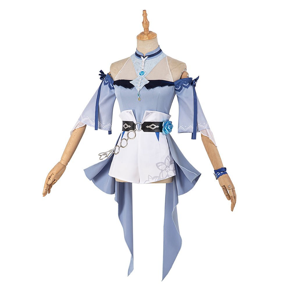 Traje de Cosplay Genshin Impact Jean – Roupa de Banho de Verão para Meninas e Mulheres - Estrela Cosplay