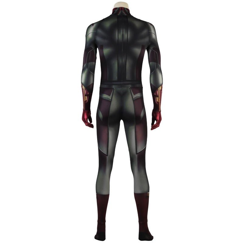 Traje de Cosplay Avengers Visão Macacão Impresso 3D com Capa - Estrela Cosplay