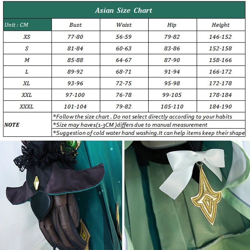 Fantasia de Cosplay Emilie Perfumista de Genshin Impact para Mulheres - Traje para Festa e Role Play - Estrela Cosplay