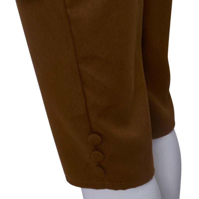 Novo Casaco Frock Século 18 Marrom - Estilo Colonial Militar Traje Cosplay Edwardiano - Estrela Cosplay