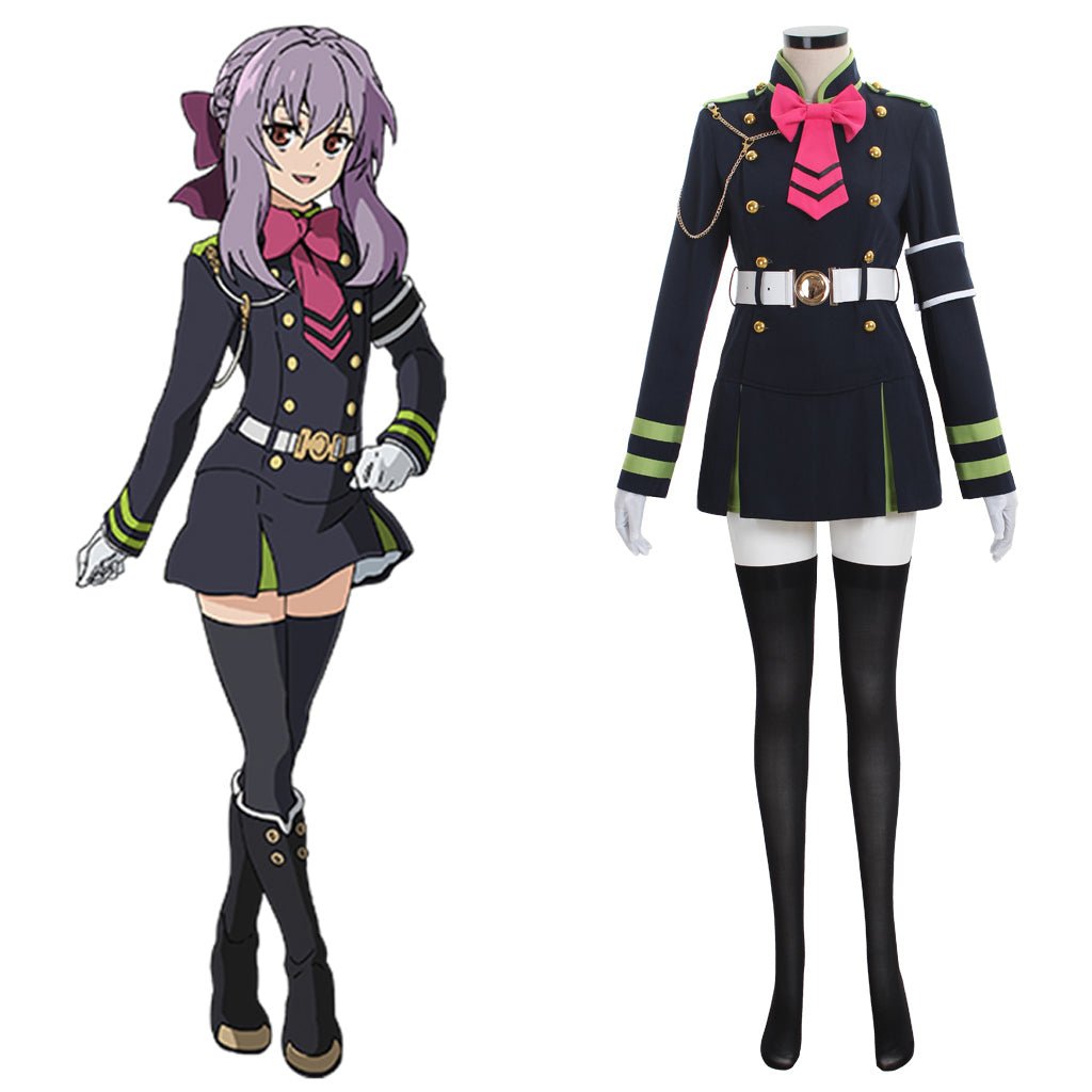 Uniforme de Shinoa Hiragi de Seraph of the End para Cosplay - Estrela Cosplay