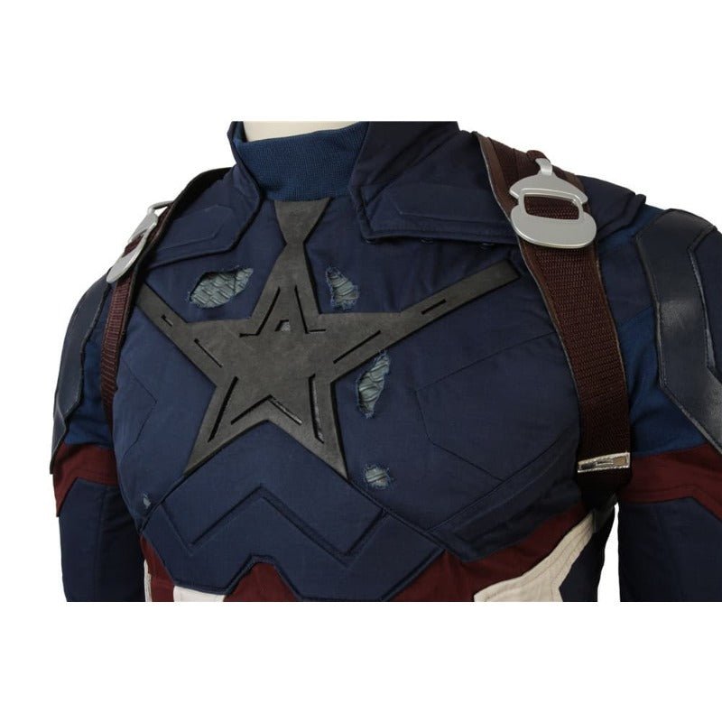 Fantasia Captain America Steve Rogers Guerra Infinita | Estrela do Cosplay - Estrela Cosplay