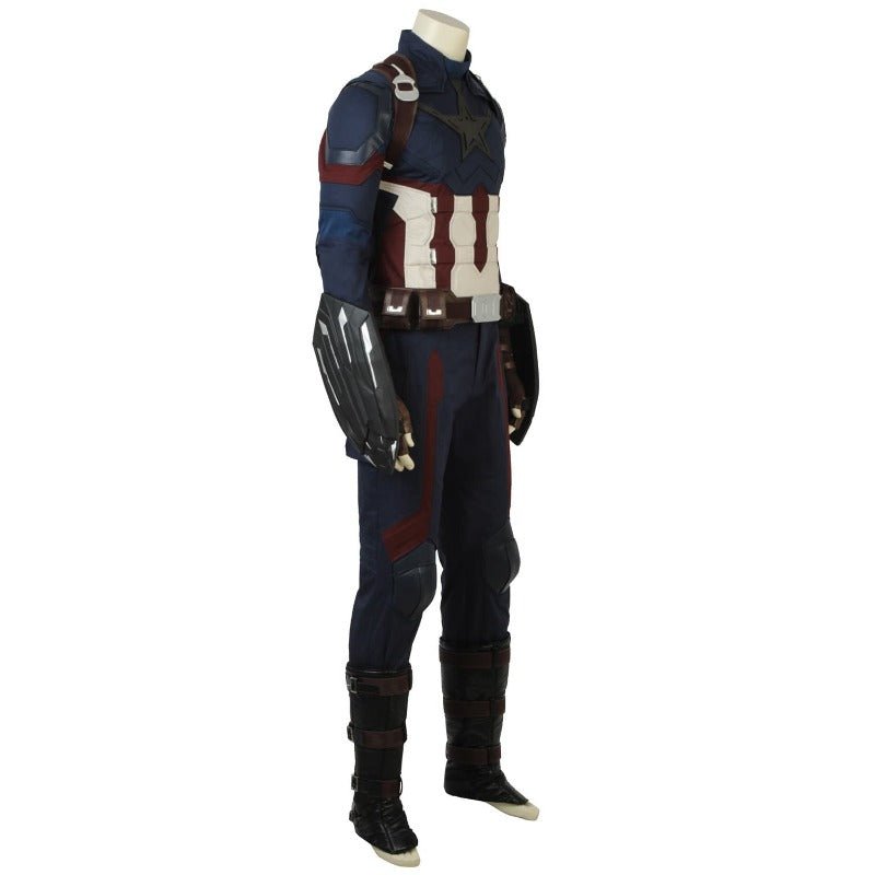 Fantasia Captain America Steve Rogers Guerra Infinita | Estrela do Cosplay - Estrela Cosplay