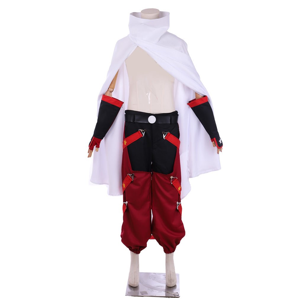 Fantasia de Cosplay Yoh Asakura de Shaman King The Super Star com Capa - Estrela Cosplay