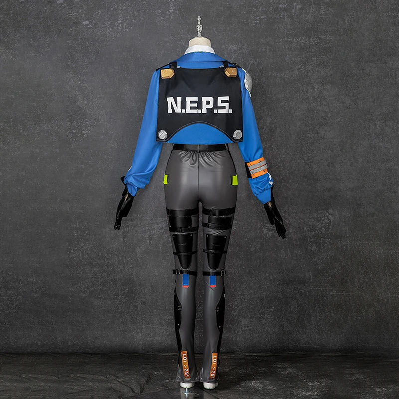 Fantasia de Zhu Yuan de Zenless Zone Zero - Uniforme de Líder de Investigação para Cosplay e Halloween - Estrela Cosplay