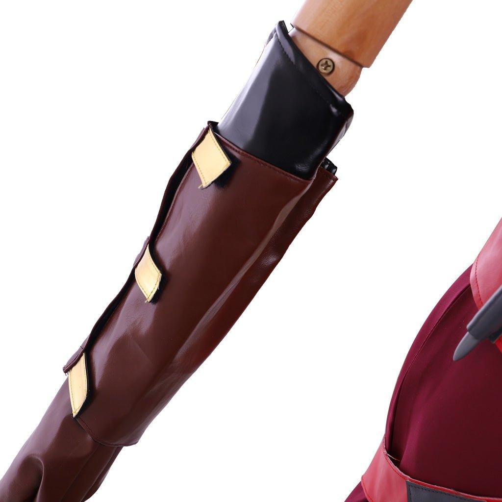 Fantasia Vermelha de Ahsoka Tano | Traje de Batalha e Chapéu para Mulheres Adultas | Roupa de Halloween Star Wars - Estrela Cosplay