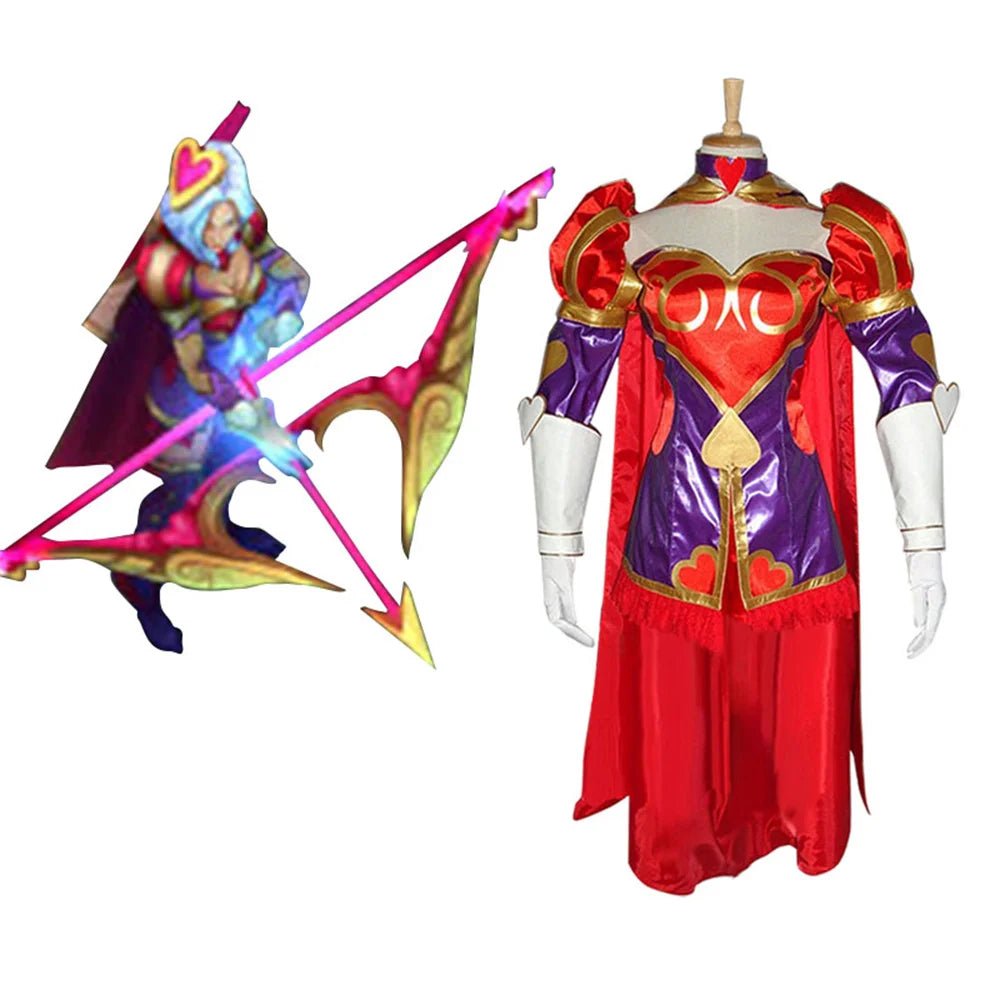 Fantasia de Ashe de LOL para Mulheres - Vestido Uniforme para Cosplay - Estrela Cosplay