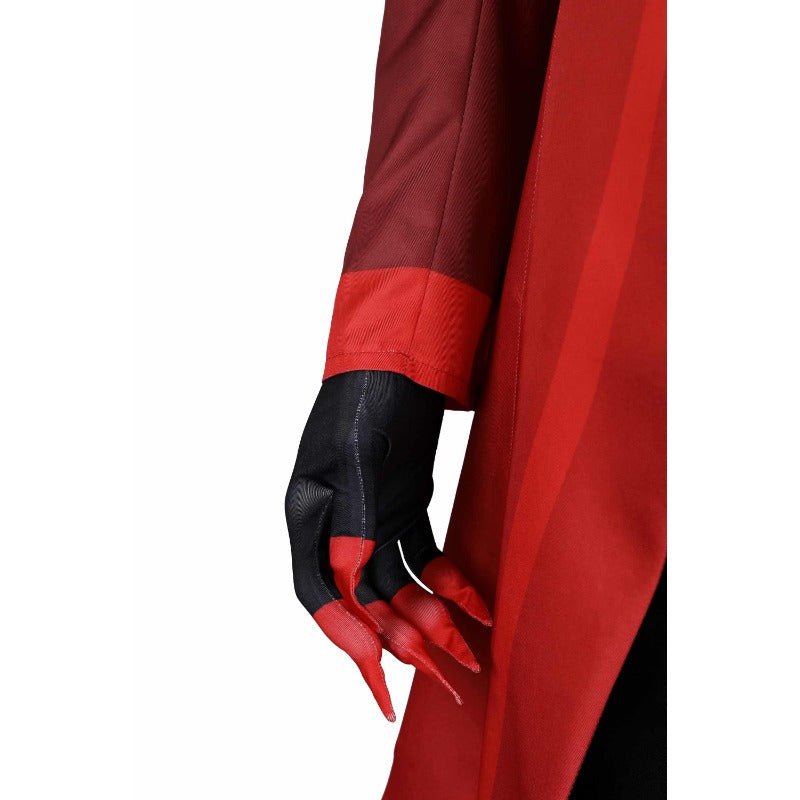 Terno Vermelho com Calça Preta Fantasia de Anime para Festa de Halloween - Estrela Cosplay