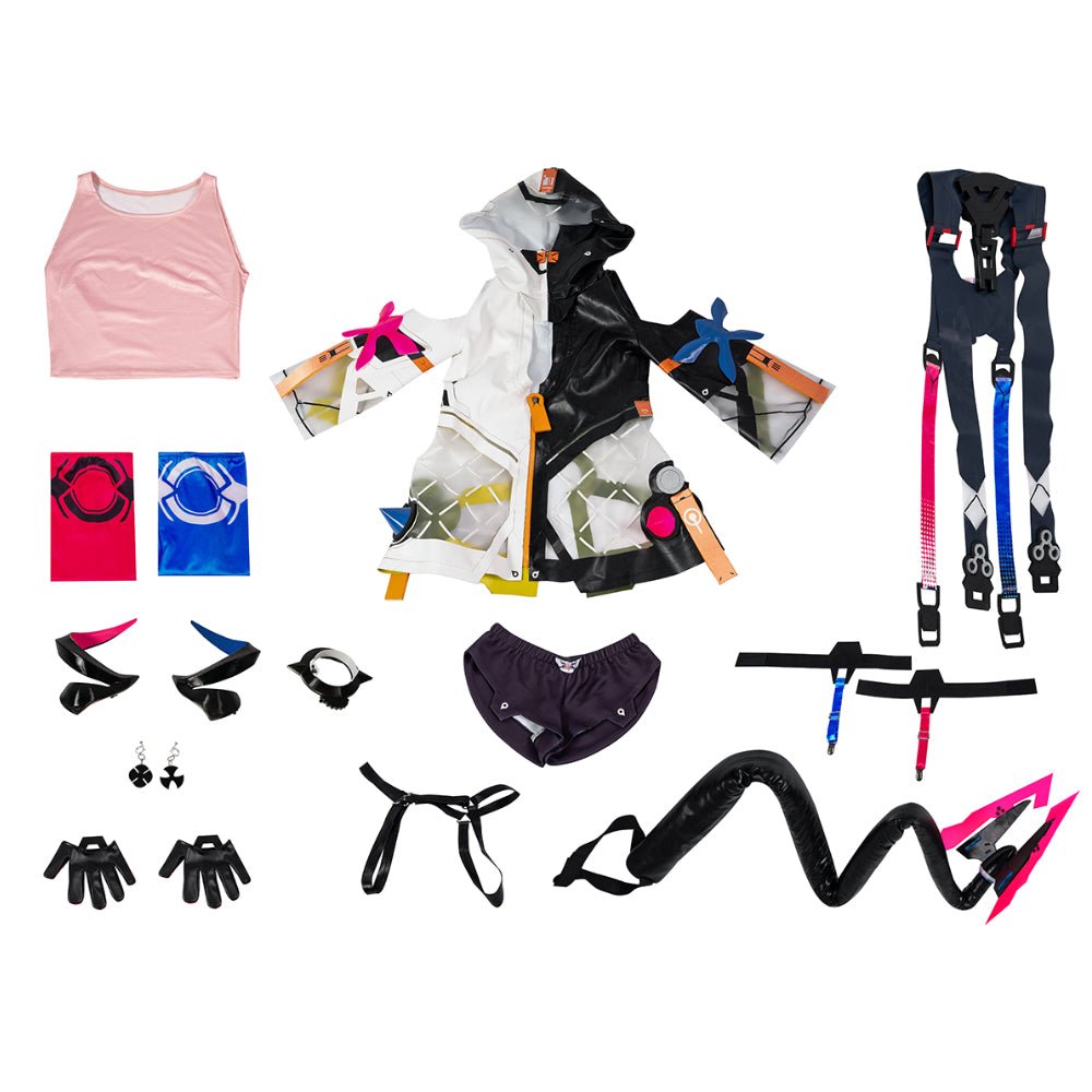Fantasia de Cosplay Delta Honkai Impact 3rd - Roupa Inspirada no Jogo para Halloween e Carnaval - Estrela Cosplay