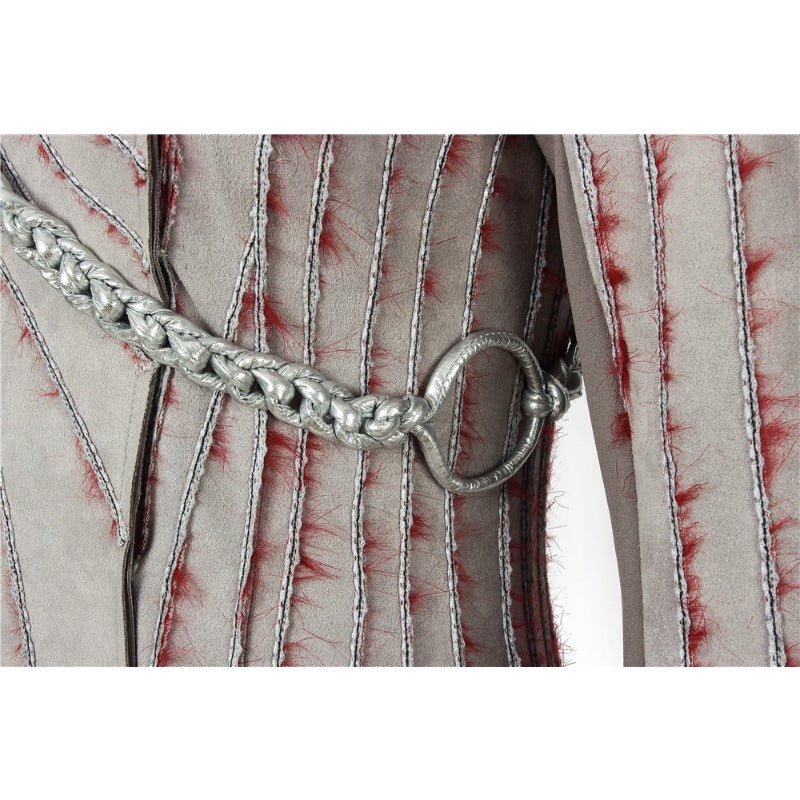 Fantasia Daenerys Targaryen - Vestido Feminino de Mangas Compridas com Broche para Halloween e Festas - Estrela Cosplay