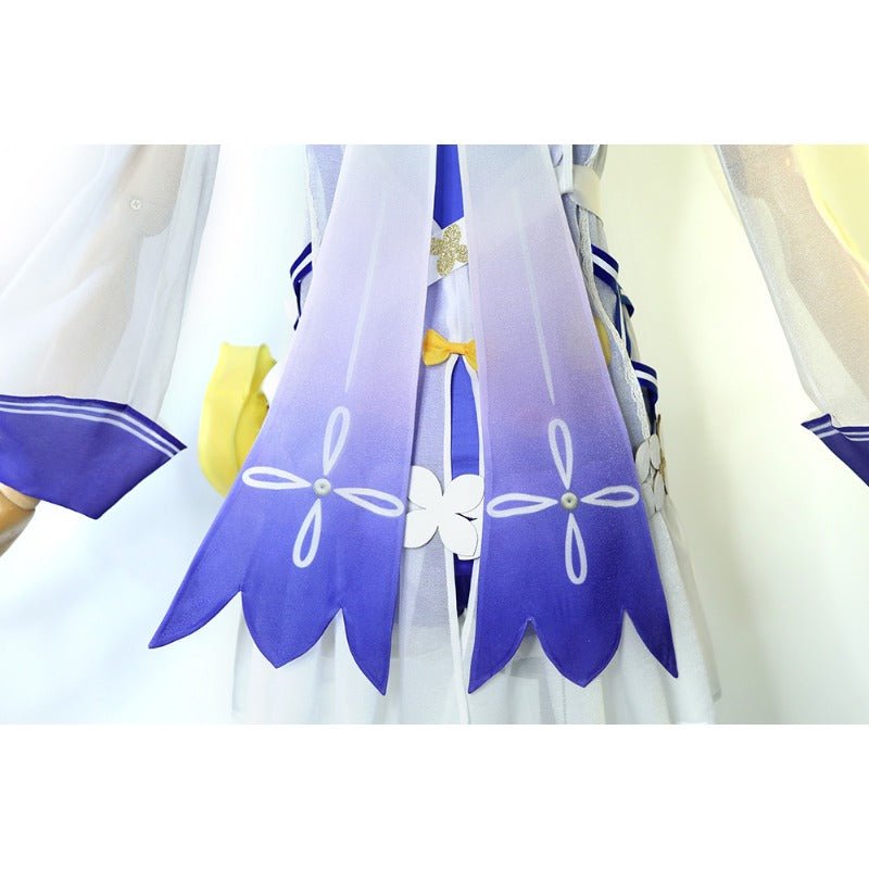 Traje de Cosplay de Banho de Barbara de Genshin Impact com Bolsa para Verão - Estrela Cosplay