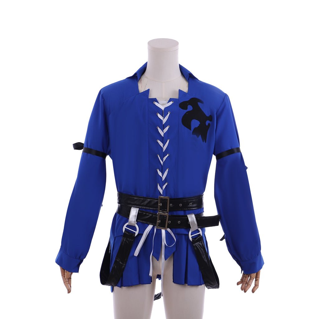 Fantasia Final Fantasy XIV Estinien Wyrmblood Cosplay Costume Personalizada - Estrela Cosplay