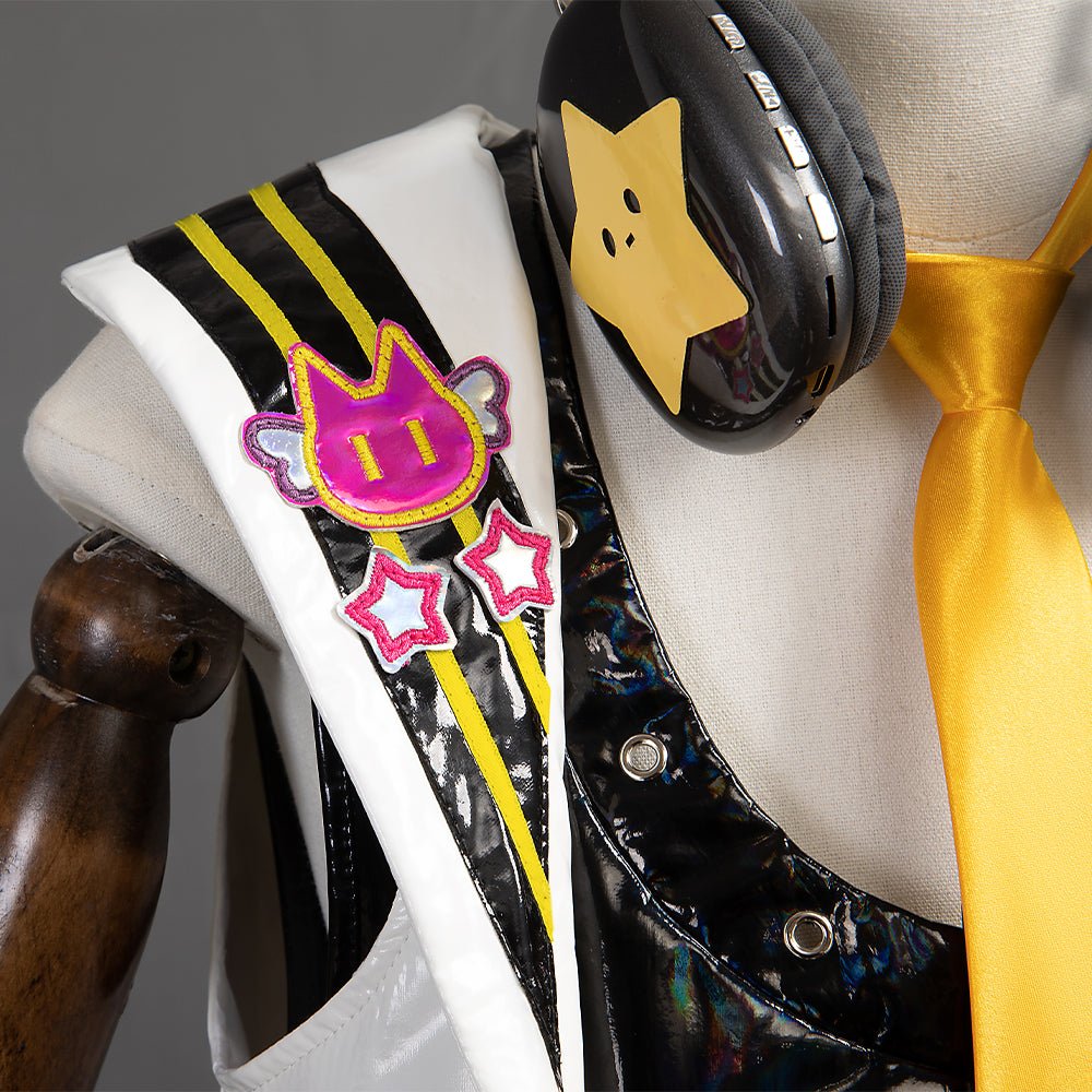 Fantasias Cosplay de Len e Rin do Muse Dash | Project Mirai Sekai Show Mágico Conjunto Completo - Estrela Cosplay