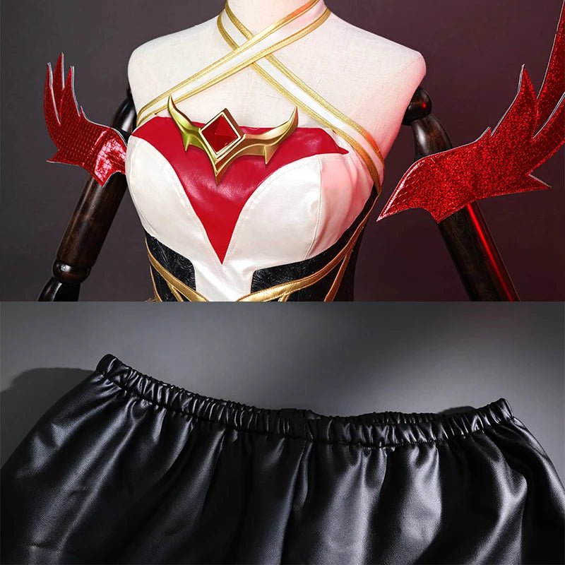 Fantasia de Cosplay de Ahri, a Raposa de Nove Caudas do Jogo LOL - Traje Feminino para Halloween - Estrela Cosplay