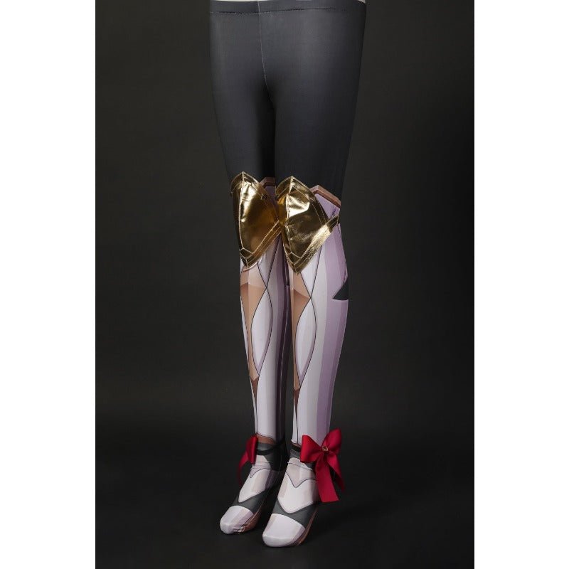 Traje de Cosplay Noelle de Genshin Impact - Conjunto Completo de Armadura de Cavaleira para Fãs - Estrela Cosplay