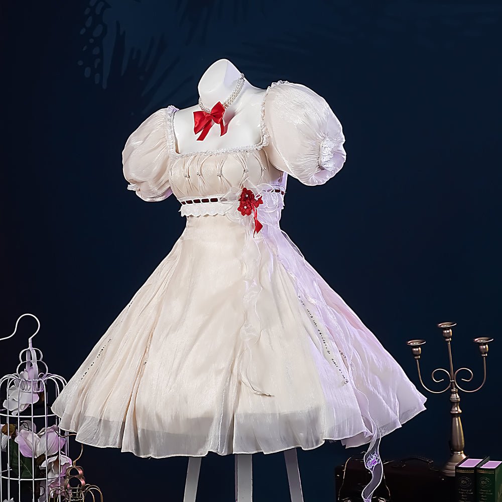 Traje de Cosplay Asuka Flower Whisper: Elegante Roupa de Anime para Fãs de Neon Genesis Evangelion - Estrela Cosplay