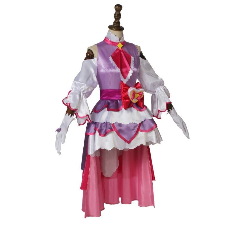 Fantasia de Cosplay Anime Hugtto! Pretty Cure Cure Ruru Amour - Design Elegante para Fãs - Estrela Cosplay