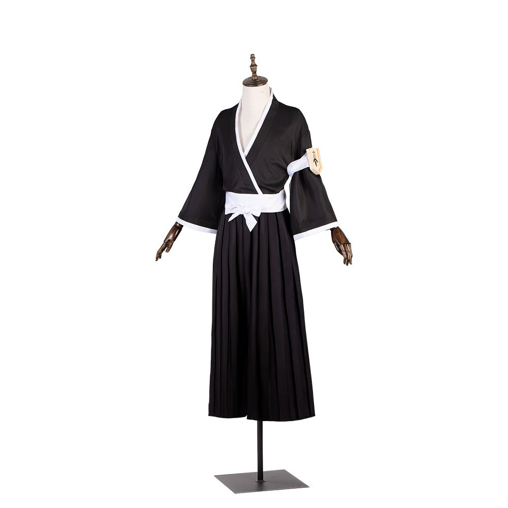 Fantasia de Ichigo Kurosaki de Bleach com Peruca, Top Preto, Calças e Traje para Halloween - Estrela Cosplay
