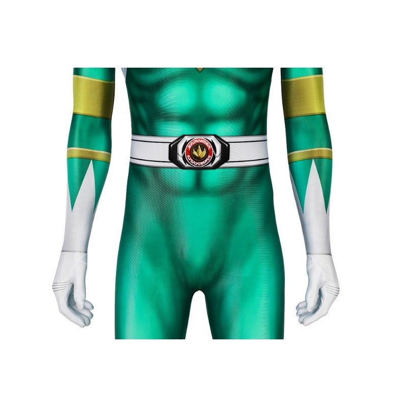 Traje de Cosplay do Green Ranger Power Rangers Verde Impresso de Alta Qualidade - Estrela Cosplay