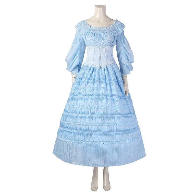 Vestido Terrestre Ariel Pequena Sereia 2023 Fantasia Cosplay para Festas e Halloween - Estrela Cosplay