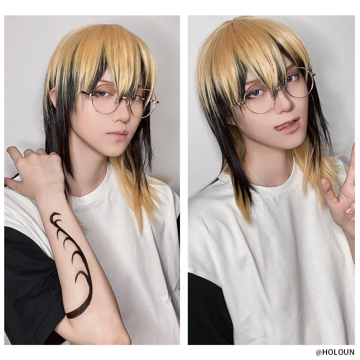 Camiseta de Cosplay Anime Tóquio Ran Haitani Rindo Haitani Irmãos Algodão Primavera Verão Casual Presente - Estrela Cosplay