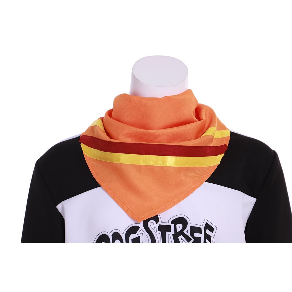 Fantasia de Pence de Kingdom Hearts - Conjunto Completo com Cachecol | Traje Autêntico do Jogo - Estrela Cosplay