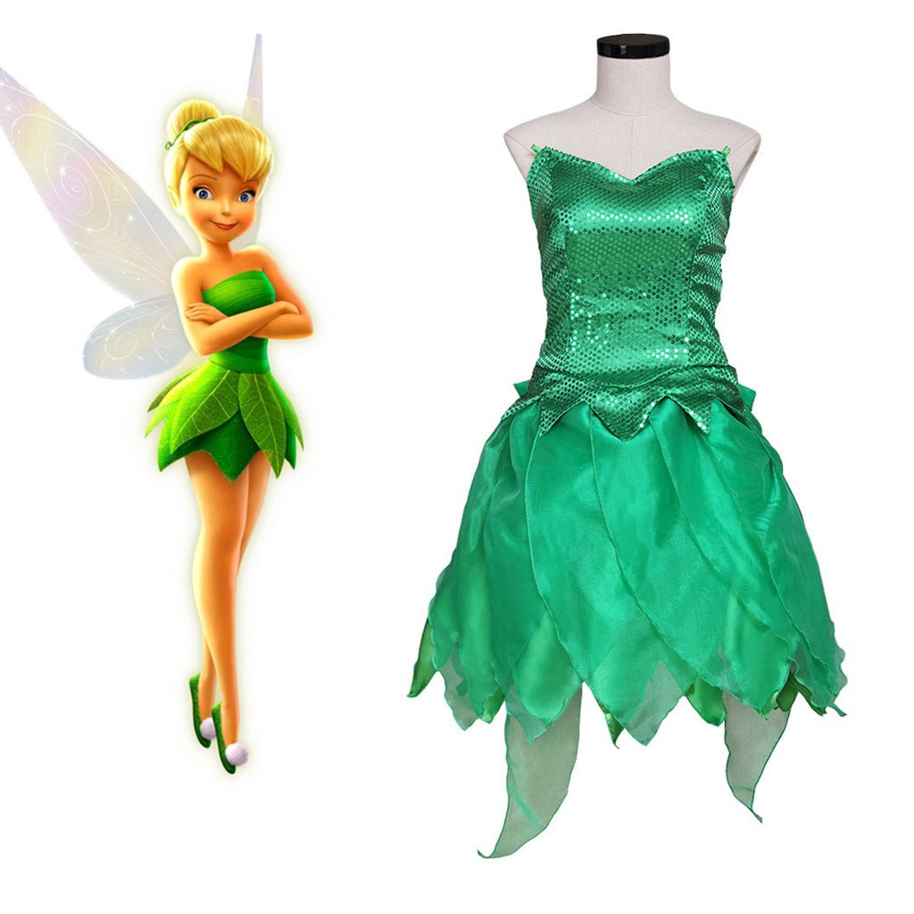 Fantasia de Tinker Bell Série Cosplay Disney | Roupa de Fada para Halloween, Festas e Eventos de Cosplay - Estrela Cosplay
