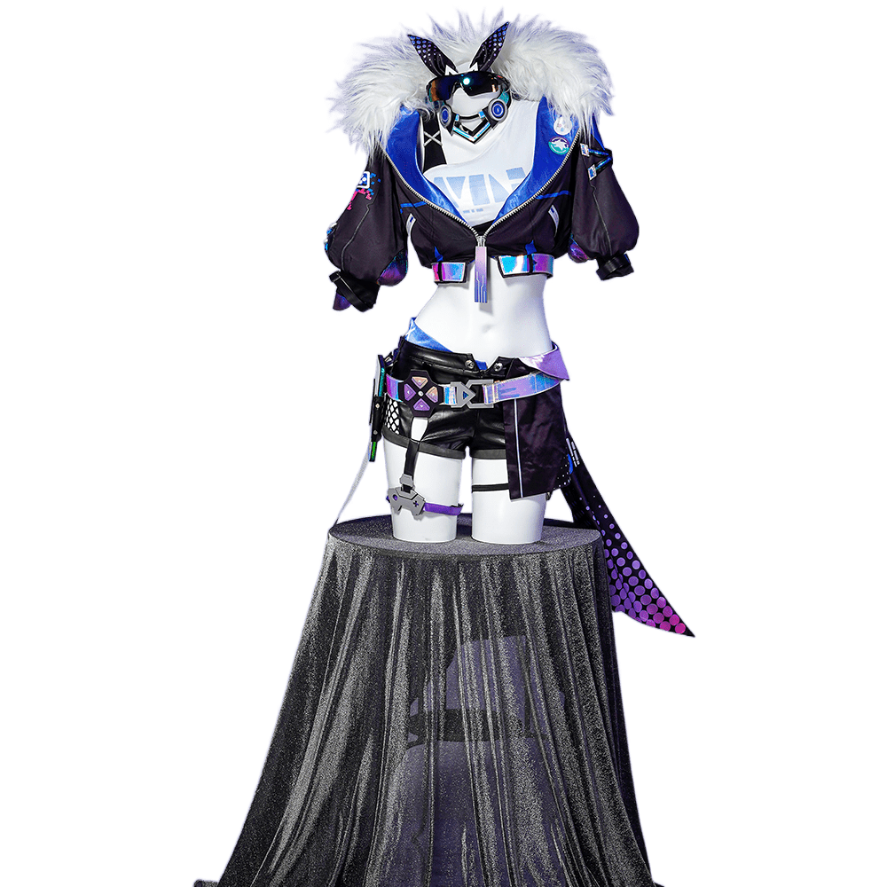 Traje Cosplay Silver Wolf de Honkai: Star Rail - Fantasia Futurista de Anime e Jogo - Estrela Cosplay