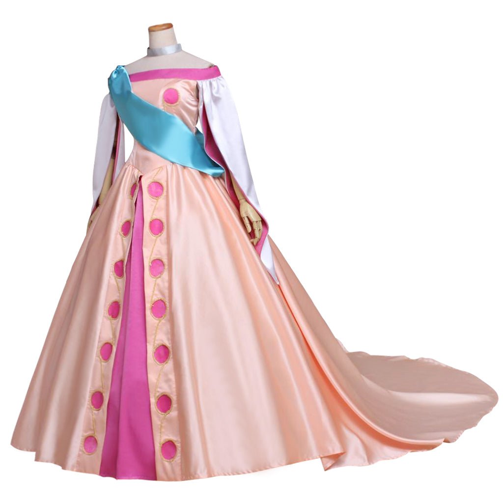 Vestido de Cosplay Princesa Anastasia | Elegante Vestido Inspirado na Disney para Mulheres em Cosplay e Eventos - Estrela Cosplay