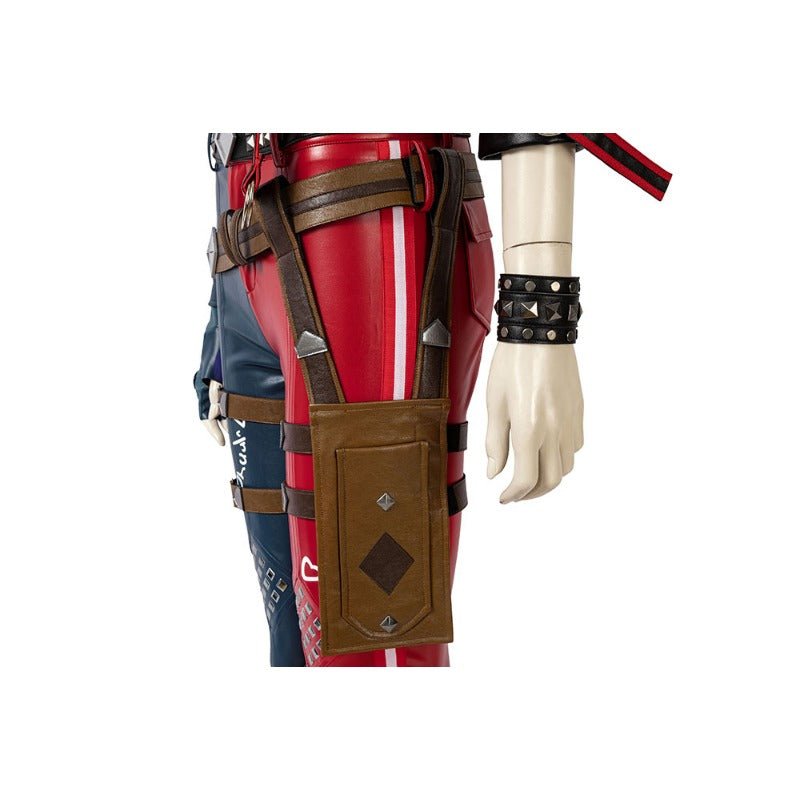 Traje de Cosplay Harley Quinn Esquadrão Suicida: Mate a Liga da Justiça Fantasia de Halloween - Estrela Cosplay