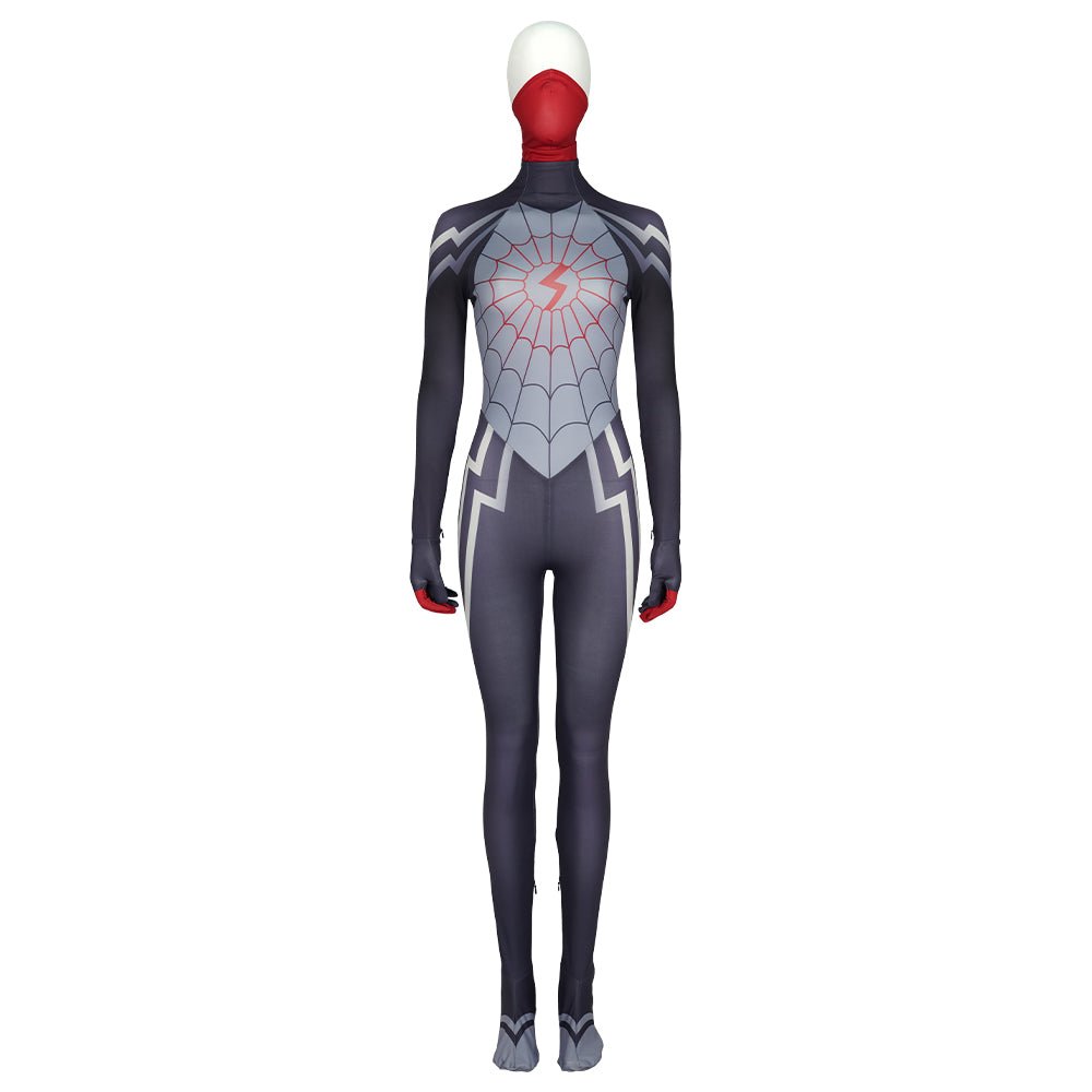 Traje de Cosplay Silk Cindy Moon Spider-Man Homecoming Macacão de Impressão Completo - Estrela Cosplay