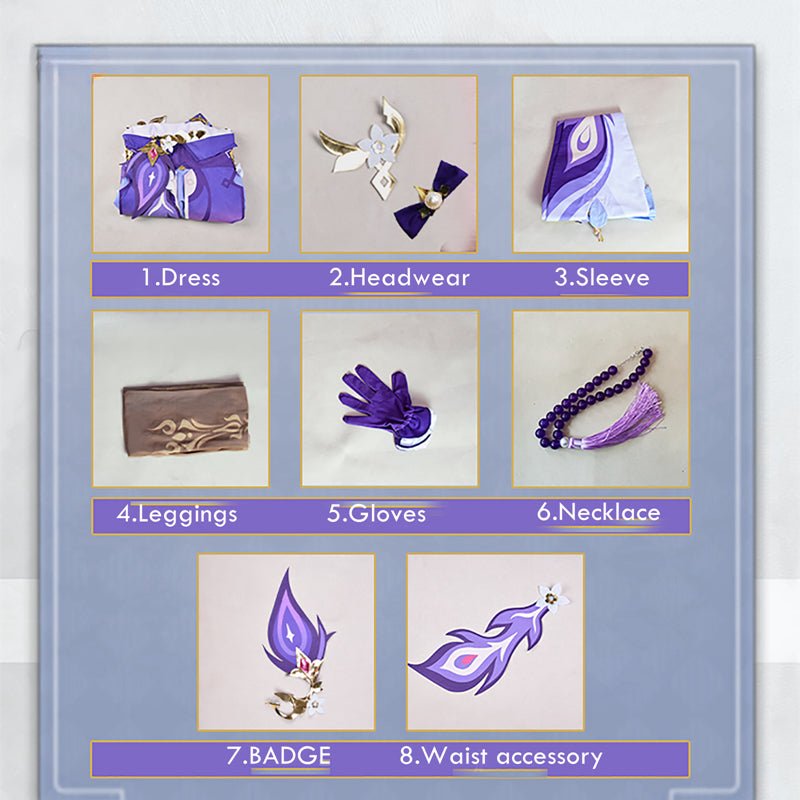 Fantasia Keqing Genshin Impact Cosplay Mulher Roxo Vestido Halloween - Estrela Cosplay