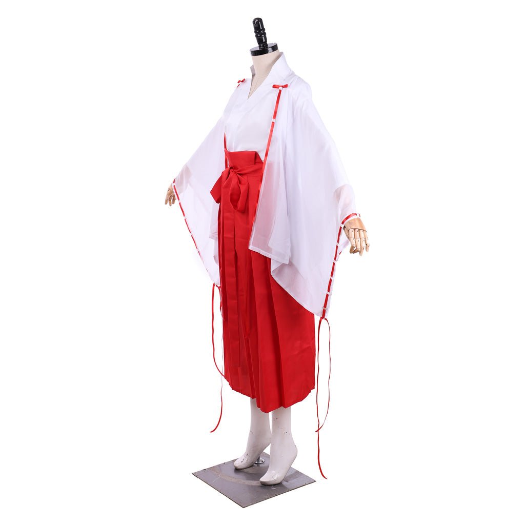 Conjunto Completo de Kimono de Cosplay de Inuyasha Kikyo - Estrela Cosplay