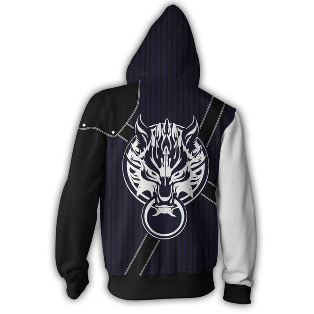 Fantasia de Cosplay Cloud Strife FF7 Remake Unissex Moletom com Capuz Impressão 3D - Estrela Cosplay