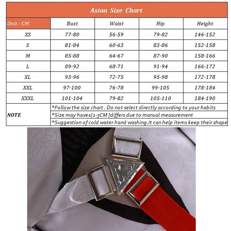 Fantasia Cosplay Changli Magistrada Jinzhou do Jogo Wuthering Waves - Traje para Mulheres - Estrela Cosplay