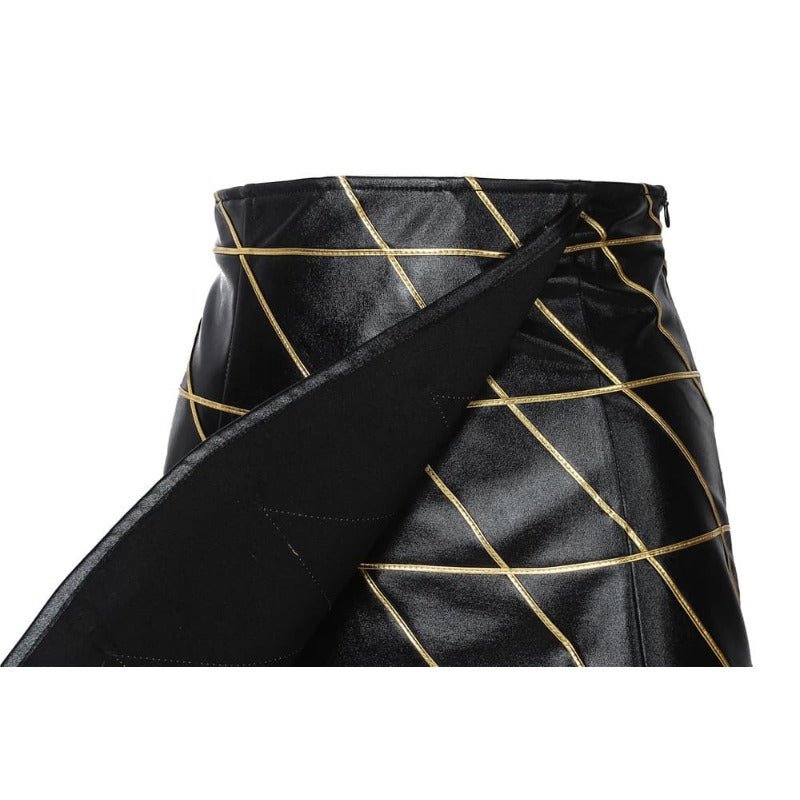 Conjunto de Cosplay KDA Evelynn - Top e Saia LOL KDA Evelynn para Halloween - Estrela Cosplay