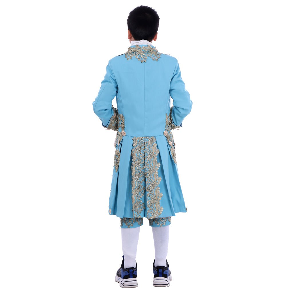 Traje Colonial do Século 18 para Meninos - Casaco Rococo Washington - Estrela Cosplay