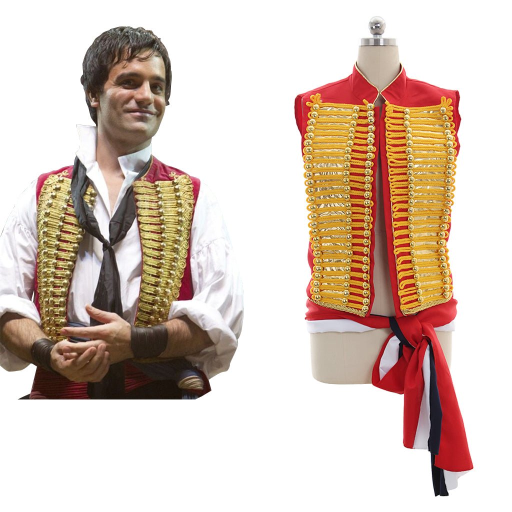 Jaqueta Masculina para Cosplay de Enjolras de Les Misérables - Estrela Cosplay