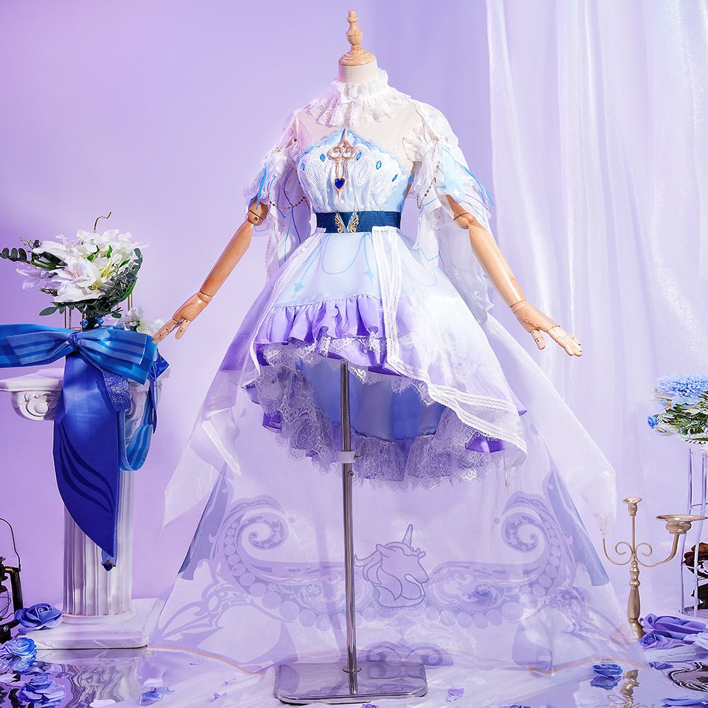 Vestido de Casamento Lolita Da Qiao Novo Estilo Dynasty Warriors Fantasia Cosplay - Estrela Cosplay