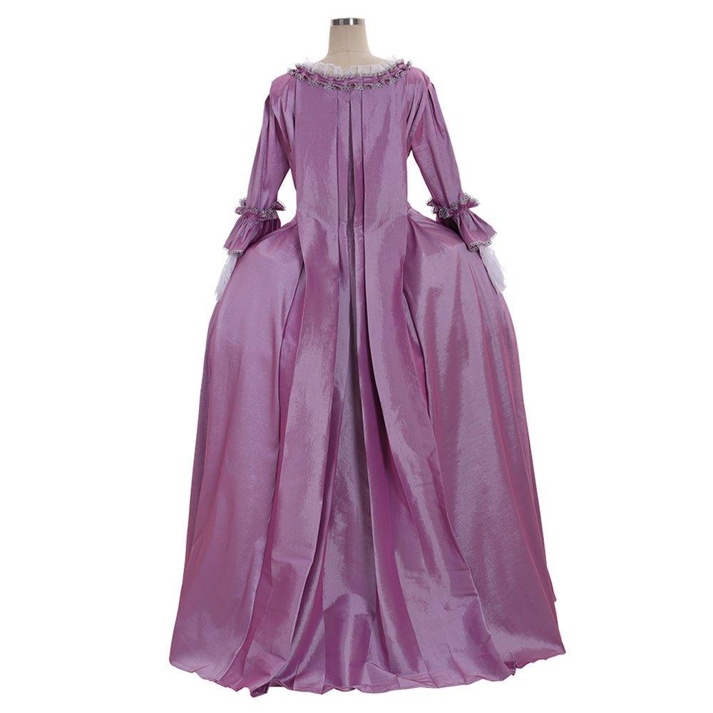 Vestido Rococó Roxo do Século 18 - Elegante com Rendados e Pregas da Estrela do Cosplay - Estrela Cosplay