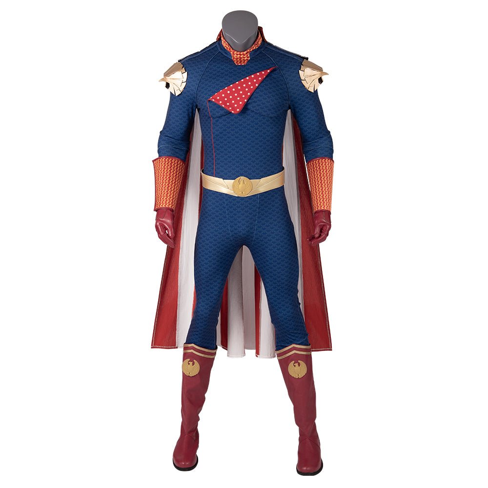 Traje de Cosplay Homelander The Boys - Fantasia Premium da Série de TV - Estrela Cosplay