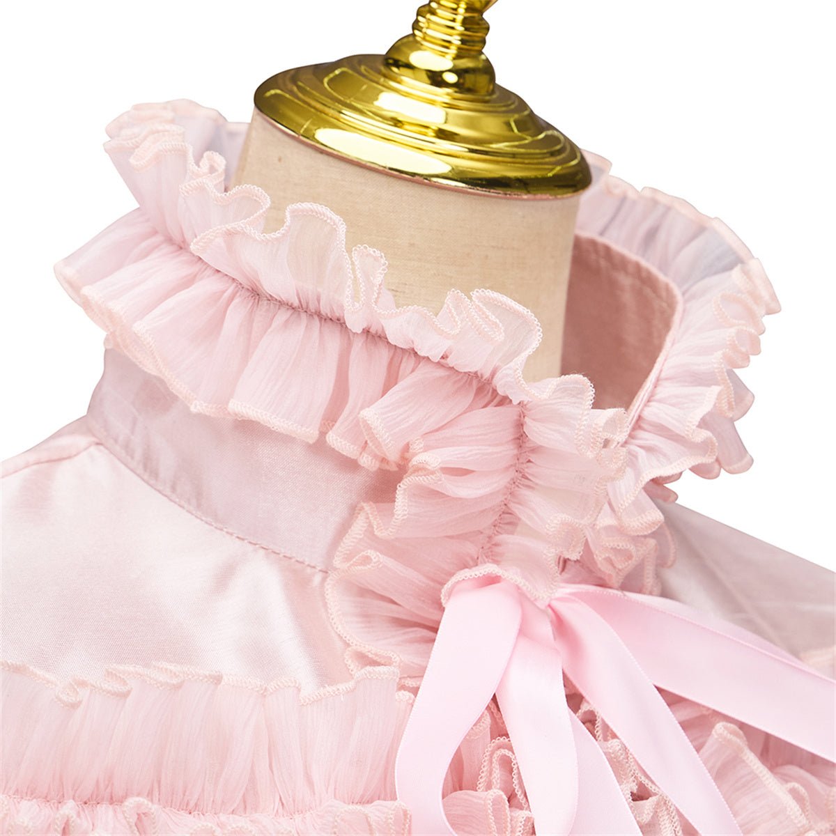 Capa Rosa de Comprimento Médio para Cosplay - Inspirada em Anime - Estrela Cosplay