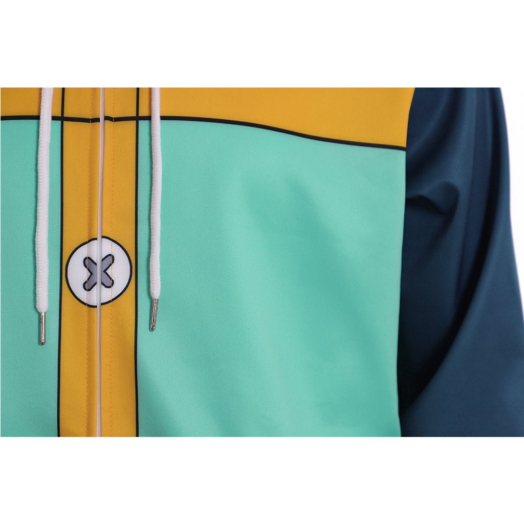 Os Sete Pecados Capitais Rei das Fadas Harlequin Zipper Kpop Pullover - Estrela Cosplay