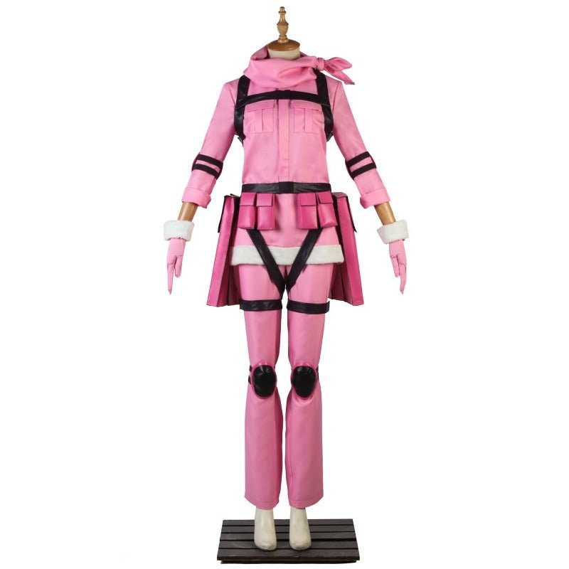 Fantasia LLENN Sword Art Online GGO - Uniforme Rosa Personalizado - Estrela Cosplay