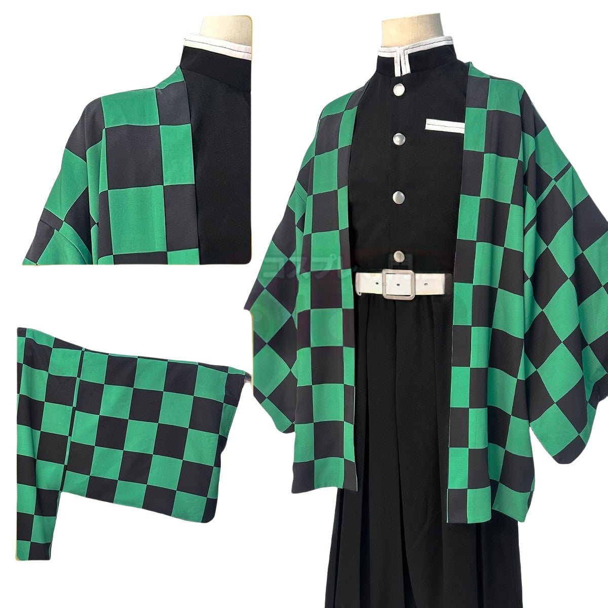 Traje de Cosplay Kamado Tanjiro - Demon Slayer Anime - Estrela Cosplay