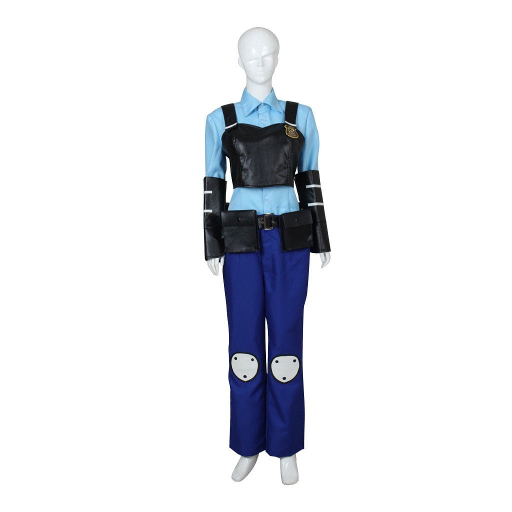 Fantasia de Judy Hopps Adulto - Uniforme de Oficial da ZPD para Mulheres, Ideal para Halloween, Carnaval e Eventos Temáticos - Estrela Cosplay