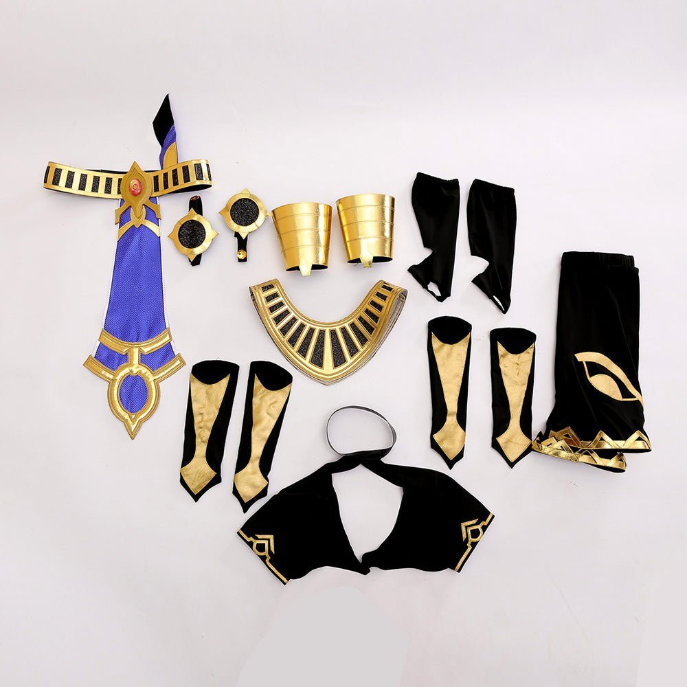 Fantasia Cosplay Cyno de Genshin Impact – Ideal para Entusiastas de Role-Playing - Estrela Cosplay