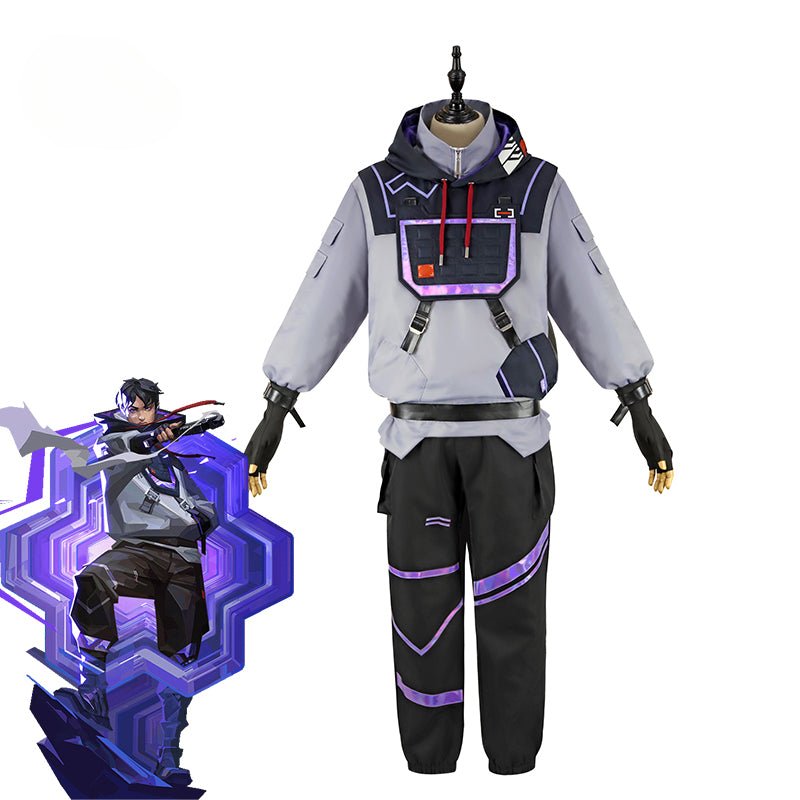 Pré-venda Traje Cosplay ISO do Jogo Valorant - Uniforme de Combate para Homens, Fantasia para Festa de Halloween - Estrela Cosplay
