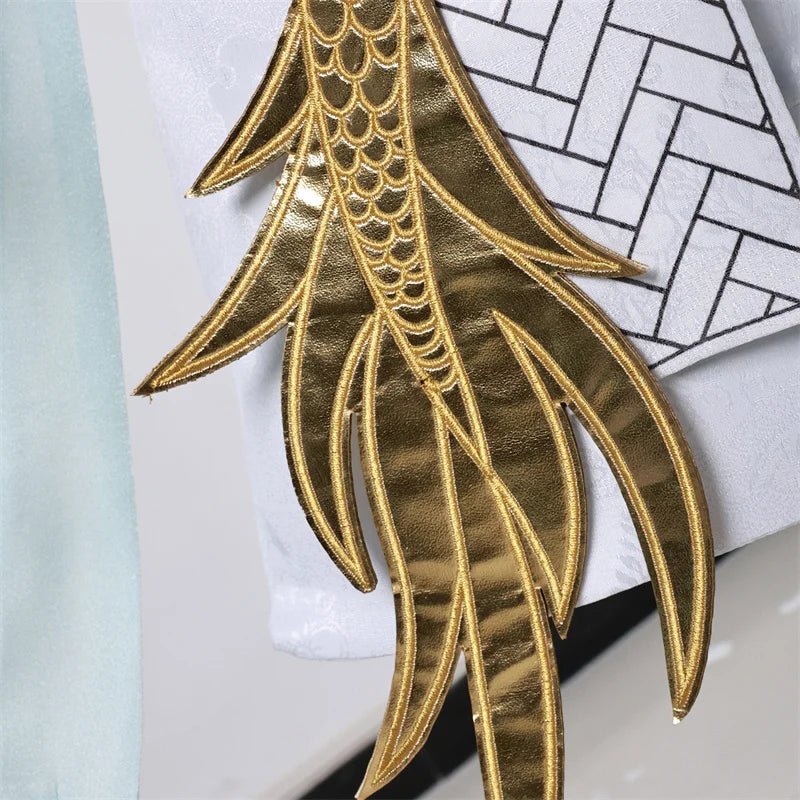 Traje de Cosplay Jinhsi Renascimento das Ondas Agitadas - Magistrada de Jinzhou - Vestido para Mulheres - Fantasia para Halloween e Festas - Estrela Cosplay